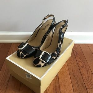 Michael Michael Kors PonyHair Cheetah BlockHeels 8